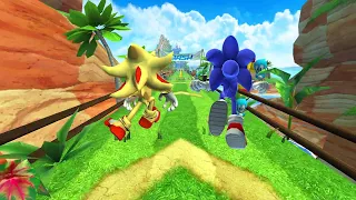 Sonic Dash - GIANT Sonic vs GIANT Super Shadow vs All Bosses Zazz Eggman All Characters Unlocked