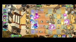 Level 79 in Plants vs Zombies 2 ;Pyramid of Doom - Endless Zone ! Shadow-shroom