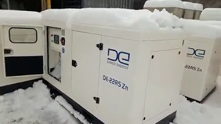 Запуск дизельного генератора в -20 ° Darex Energy