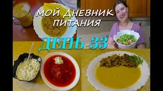 Похудела на 31 кг Мой Дневник питания День 33 или Что же я ЕМ и Худею