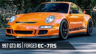 Porsche 997 GT3 RS on Forged EC-7RS Wheels