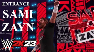 WWE 2K23 Custom Entrance Sami Zayn w/ custom Theme with Crowd Sing-Along.