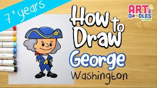 How to Draw GEORGE WASHINGTON  | Step by step