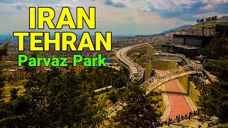 Tehran, Iran 2021 - Walking In Parvaz Park In Saádat Abad | Walking tour / تهران پارک پرواز