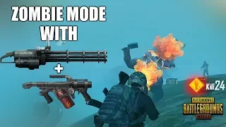 [HINDI] PUBG Mobile -- ZOMBIE MODE GAMEPLAY || NEW WEAPONS FLAMETHROWER AND M134