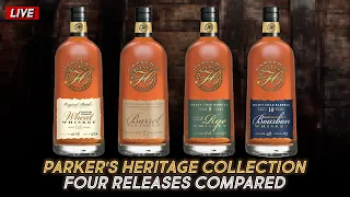 Parker's Heritage Collection - Heavy Char Bourbon & Rye, Orange Curacao Finished, and Wheat Whiskey