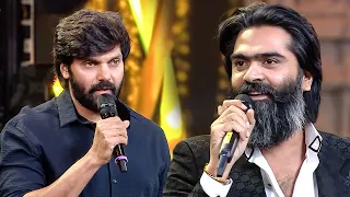 Simbu's heart-touching speech will stand as an inspiration to his fans | Arya's ultimate speech