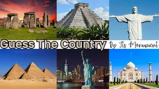 GUESS THE COUNTRY By Its Monument  🏰 | Guess The Country By Its Famous Places