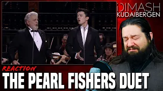 The most EMOTIONAL reaction... The Pearl Fishers Duet - Dimash & Placido Domingo