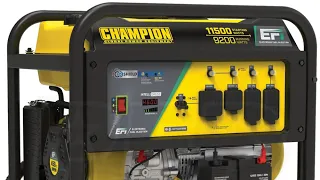 Champion 100485 EFI Generator- Unboxing, Startup, & Break In Review