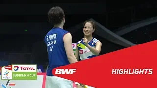 TOTAL BWF SUDIRMAN CUP 2019 | WD | JAPAN VS RUSSIA | BWF 2019