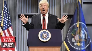 Alec Baldwin Imagines President Trump's First Day at the White House  | THR News