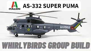 Italeri 1/72 Scale AS-332 Super Puma. Brazilian Navy. Whirlybirds Group Build Entry.