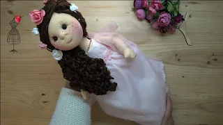 Curly Hairstyle Doll Sweet Communion