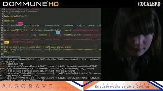 DOMMUNE Tokyo - live coding performances - algorave tokyo x yorkshire