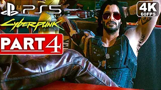 CYBERPUNK 2077 Gameplay Walkthrough Part 4 [4K 60FPS PS5] - No Commentary (FULL GAME)