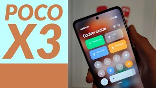 POCO X3: 120Hz Refresh Rate Settings, New MIUI 12 Control Centre & Quick Display Demo