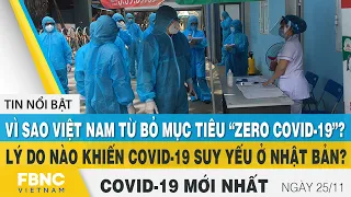 Tin tức Covid-19 mới nhất hôm nay 25/11 | Dich Virus. Corona Việt Nam hôm nay | FBNC