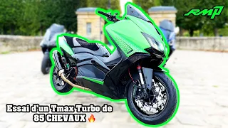 ESSAI D'UN TMAX TURBO DE 85CH !! 🔥