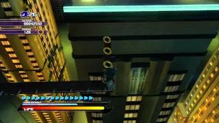 Sonic Unleashed (PS3) Empire City Skyscraper Scamper Night Act 1 S-Rank