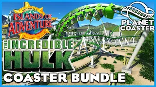 Incredible Hulk Re-creation! Skyscraper & Pronghorn! Planet Coaster: Coaster Spotlight 717