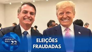 Bolsonaro diz que houve fraude nas eleições dos EUA e teme pelo Brasil