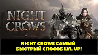 NIGHT CROWS САМЫЙ БЫСТРЫЙ СПОСОБ LVL UP! ПРОМОКОДЫ!