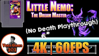 Little Nemo: The Dream Master Playthrough | No Deaths | 4K 60FPS | Video Games 101