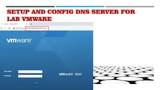 config DNS SERVER FOR VMWARE