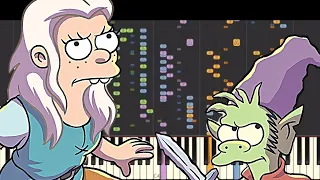 IMPOSSIBLE REMIX - Disenchantment Theme Song - Piano Cover