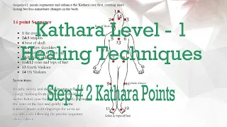 KA THA RA HEALING STEP TWO | Sequence1&2 Kathara Points