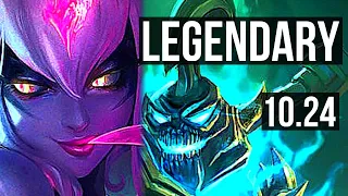 EVELYNN vs HECARIM (JUNGLE) | 20/1/9, Legendary, 67% winrate, 7 solo kills | EUW Master | v10.24