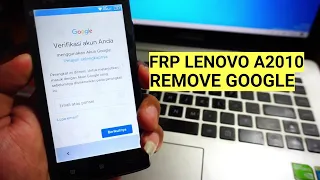Bypass Frp Lenovo A2010 remove account google tanpa pc