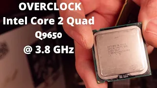 Overclock del Intel Core 2 Quad Q9650 a 3.8 GHz