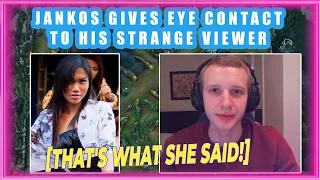 Jankos Gives Eye Contact To His Strange Viewer