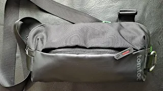 MY TOMTOC EDC SLING BAG UPDATE AND BAG DUMP, 4 MONTH UPDATE AND WHAT'S IN IT. EVERYDAY CARRY, EDC