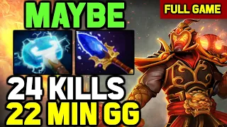 OMG! Maybe BEAST MODE Ember spirit 43k DAMAGE 24 Kills in 22 minutes with NO DEATHS