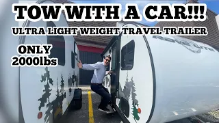 Ultra Light Weight Travel Trailer!! TOW WITH A CAR!