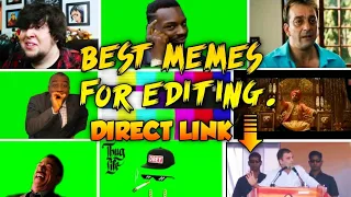 Green screen memes download || Gaming memes | 17+ popular memes download link | memes video template