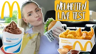 OHA! 🍔 MC DONALDS NEUHEITEN IM JUNI 2021 IM LIVE TEST!  🇩🇪 Burger, Mc Sundae Schoko & Shrimps! 😋