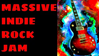 MASSIVE INDIE ROCK JAM | Guitar Backing Track in D Minor