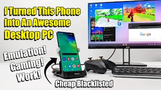 Turn A Blacklisted Phone Into An Awesome Desktop PC!