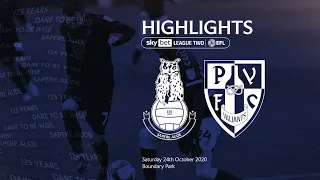 HIGHLIGHTS: Oldham Athletic 1-2 Port Vale