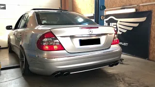 Underground Exhaust Mercedes W211 E500 Stage 3 Sound - Klappenauspuff