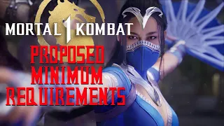 Mortal Kombat 1 Proposed Minimum Requirements, but at what resolution and settings