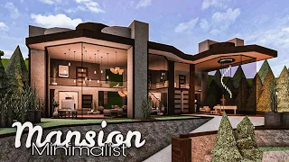 Bloxburg: Mansion Modern Minimalist ((No LargePlot))|| House Build