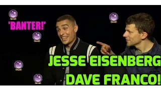 Jesse Eisenberg & Dave Franco talk banter, rude songs and play our joke card game!