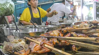 Bangkok Street Food. Meat, Seafood, Soups and more Great Food. Thailand