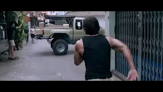 Vidyut Jamwal Vs Tiger Shroff Vs Tony Jaa Fight. Stunts. Parkour. Running. Blockbuster Battle