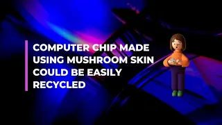 Computer chip made using mushroom skin could be easily recycled